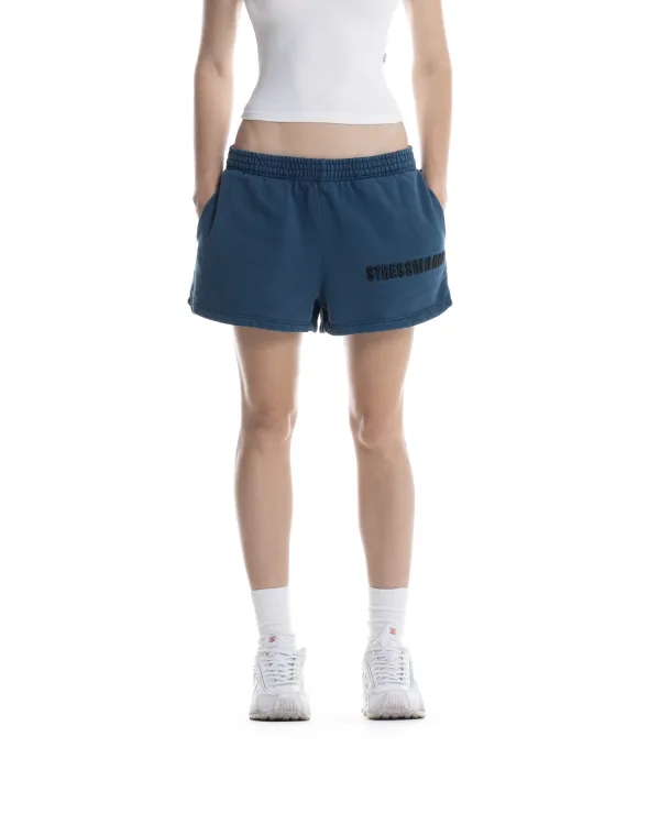 SSMA WASHED SWEAT SHORTS - DARK BLUE
