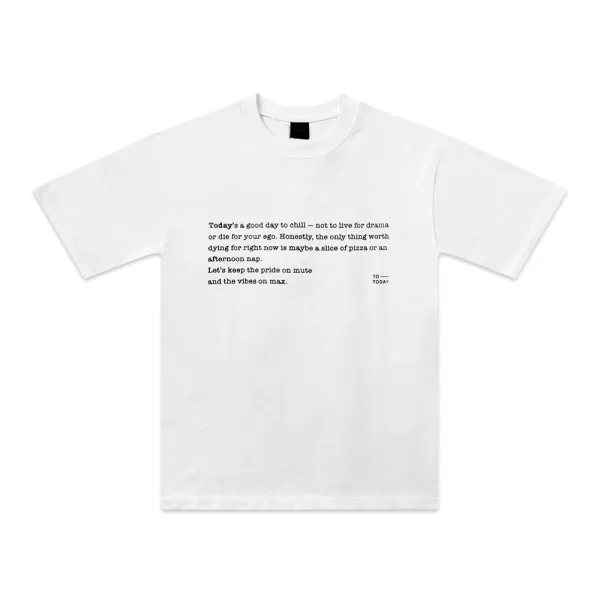 ÁO THUN UNISEX - TOTODAY - EGO OFF, GOOD VIBES ON