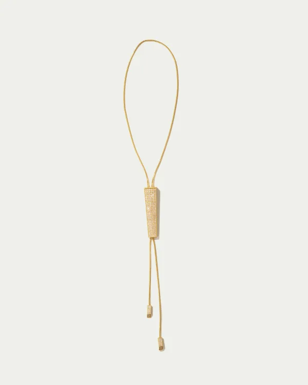Cravat Necklace In Pavé