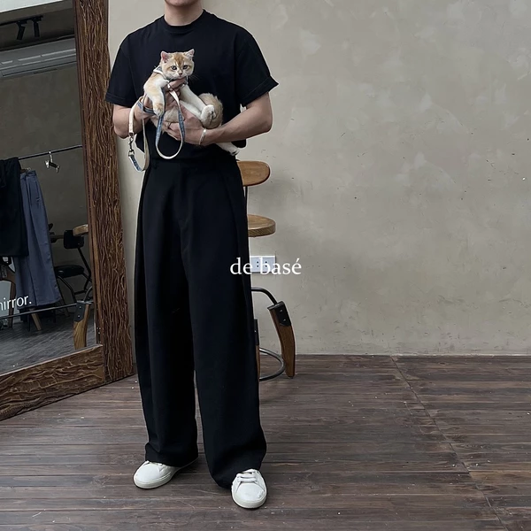 Quần Xuông Ống Rộng - PAPER Wide-Leg Trousers - De Basé