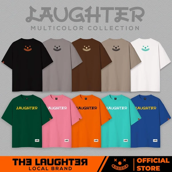 Local brand [The Laughter] - Minimalism T Shirt - Áo Phông Oversized Unisex 100% Cotton 8 màu