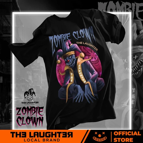Local brand The Laughter - Áo Phông ZOMBIE CLOWN Tee - 100% Cotton