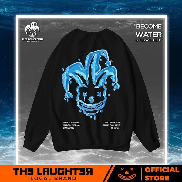 Local brand The Laughter - SWEATER WATER -Áo DÀI TAY NỈ DA CÁ