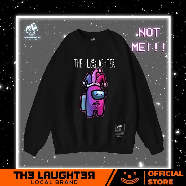 Local brand The Laughter - Áo DÀI TAY SWEATER AMONG US - NỈ DA CÁ