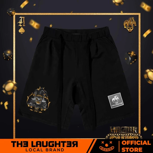 Local brand LAUGHTER CA$INO JQKA SHORTS - Quần shorts thụng hip hop oversized