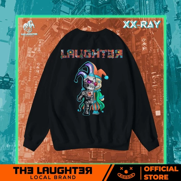 Local brand [The Laughter] XX-Ray Áo DÀI TAY SWEATER - NỈ DA CÁ
