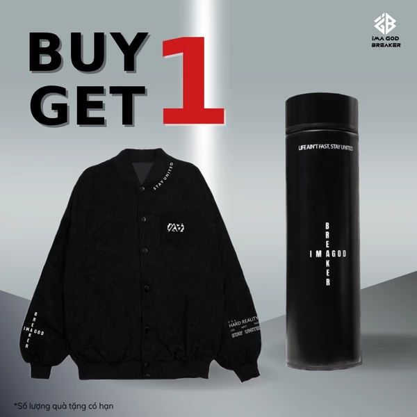 TẶNG BÌNH GIỮ NHIỆT - Áo Khoác Bomber Cross Áo Khoác Bomber iMA God Breaker Local Brand (iGB Cross Varsity)