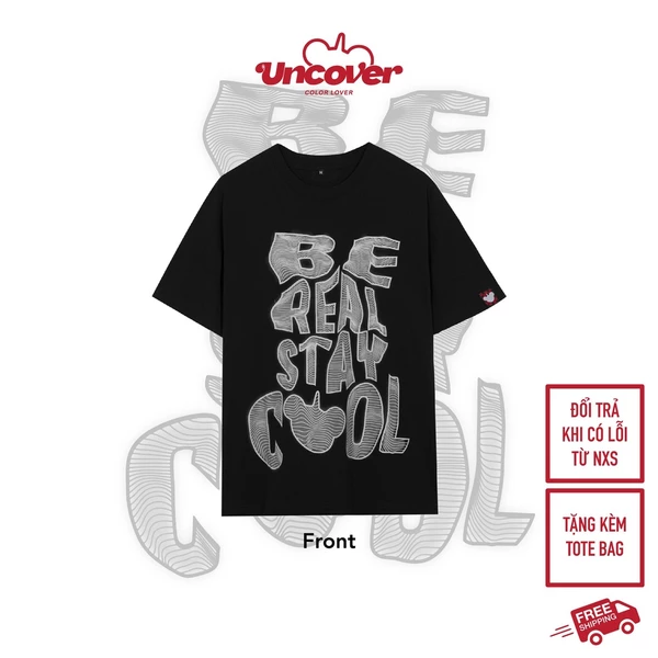 Áo Thun Uncover Stay Cool ( Màu Đen )