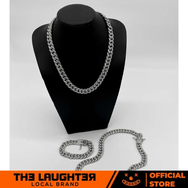 Local brand Vòng Cổ/ Vòng Tay Cuban Hip Hop BLINK CUBAN NECKLACE AND BRACELET