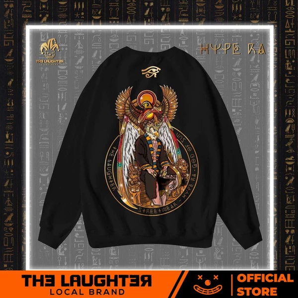 Local brand The Laughter - Sweater Hype Ra - God Of The Sun Áo nỉ dài tay- 100% Cotton