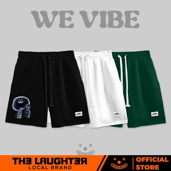 Local brand LAUGHTER WE VIBE SHORTS - Quần shorts Basic Streetwear