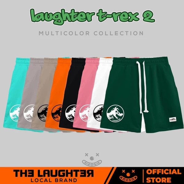 Local brand LAUGHTER T-REX 2.0 SHORTS - Quần đùi shorts Basic Streetwear