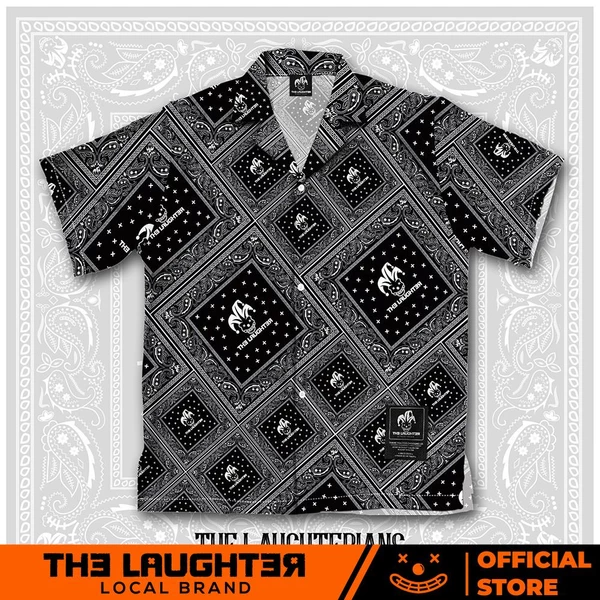 Local brand LAUGHTERIAN PATTERN - SƠ MI HỌA TIẾT BANDANA