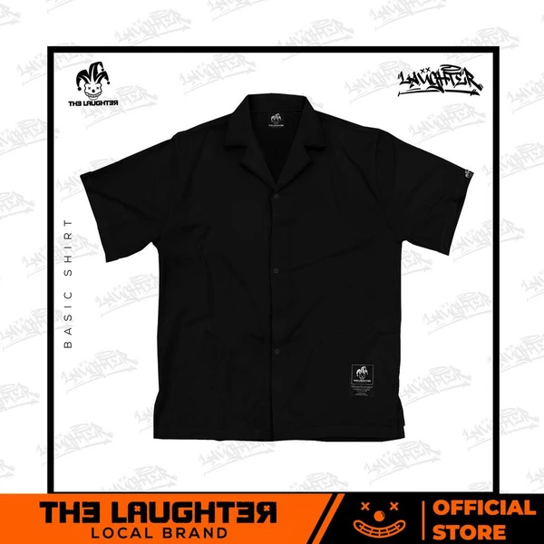 Local brand LAUGHTER BASIC SHIRT - SƠ MI LỤA TRƠN UNISEX OVERSIZE