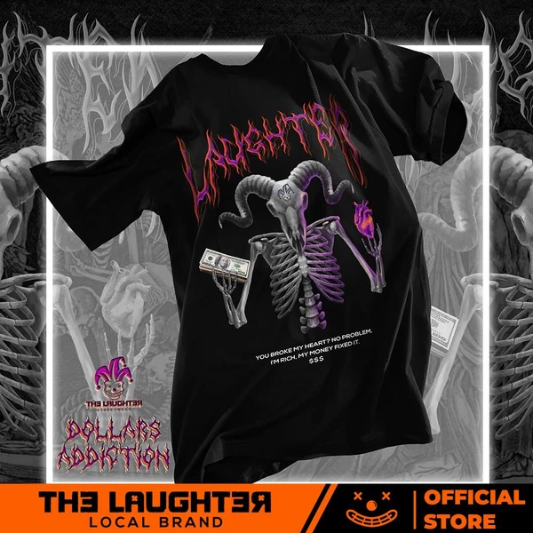 Local brand The Laughter - Áo Phông Dollar$ Addiction T Shirt - 100% Cotton