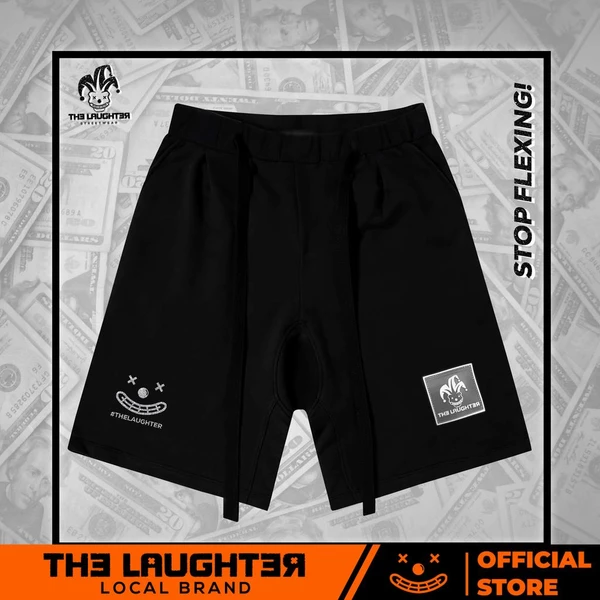 Local brand [The Laughter] �NO FLEX GLITTER Harem Shorts - Quần Short Thụng Hip Hop