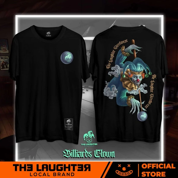 Local brand The Laughter - BILLIARDS CLOWN 2.0 Limited Tee - Áo Phông 100% Cotton