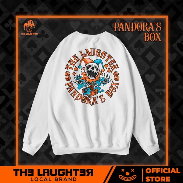 Local brand [The Laughter] �PANDORA'S BOX Sweater - Áo Dài Tay Nỉ Da Cá