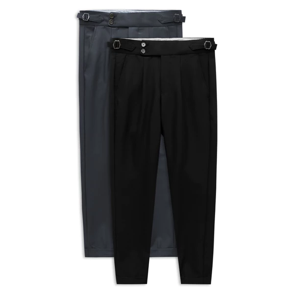 Quần Tây Nam Formal Side Tab 2B, Chất Liệu Vải Cotton Thoải Mái, QT0011, SOME HOW STORE