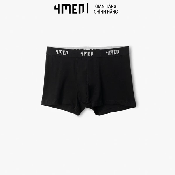 Quần Boxer Slimfit Basics 4MEN QL055 sịp đùi cotton thoáng mát, mềm mại, kháng khuẩn, dễ mặc, thấm mồ hôi