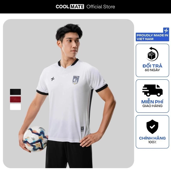 [MUA 3 GIẢM 12%][OUTLET]Áo Thun thể thao Bóng Đá Cổ V CFA24 thấm hút tốt, thoáng khí, áo đá banh Coolmate