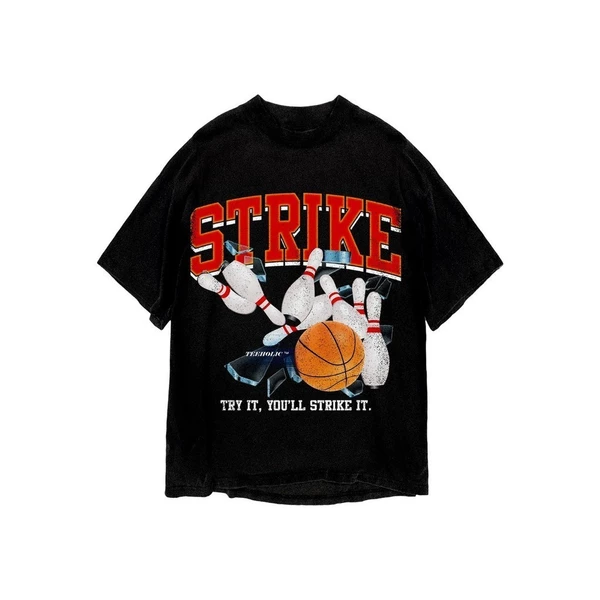 Áo Thun Nam Nữ TEEHOLIC Cotton Cao Cấp Phong Cách Retro Y2K Bowling - THSI71