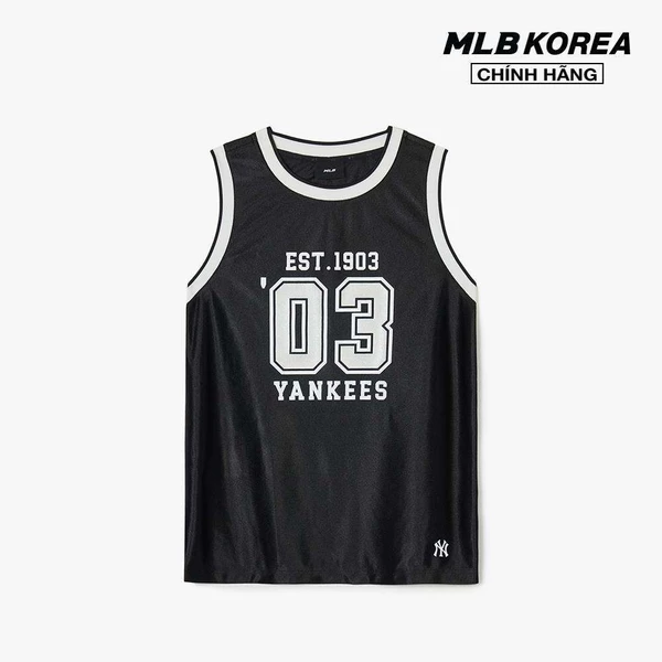 MLB - Áo ba lỗ nữ cổ tròn Sportive Varsity Number Graphic Nasity_3FTKV0443-50BKS