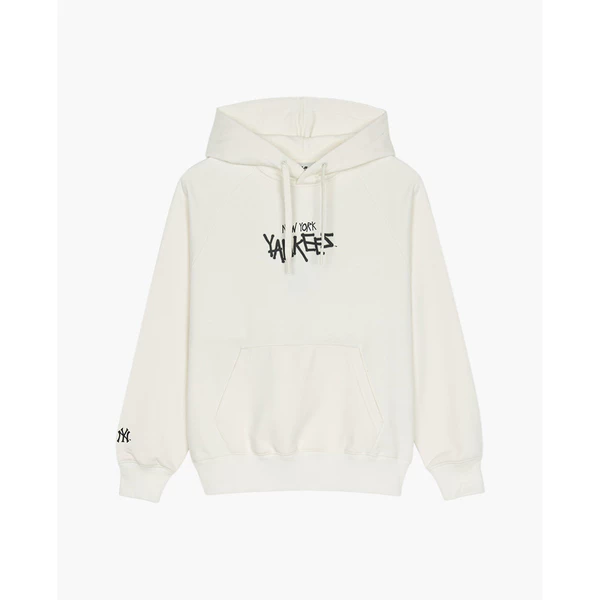 MLB - Áo hoodie unisex tay dài phối mũ Basic Back Lettering Graphic_3AHDB0551-50CRS