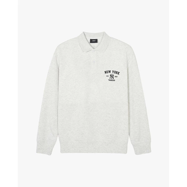 MLB - Áo sweatshirt unisex cổ bẻ tay dài thời trang_3AMTV0841-50MGL