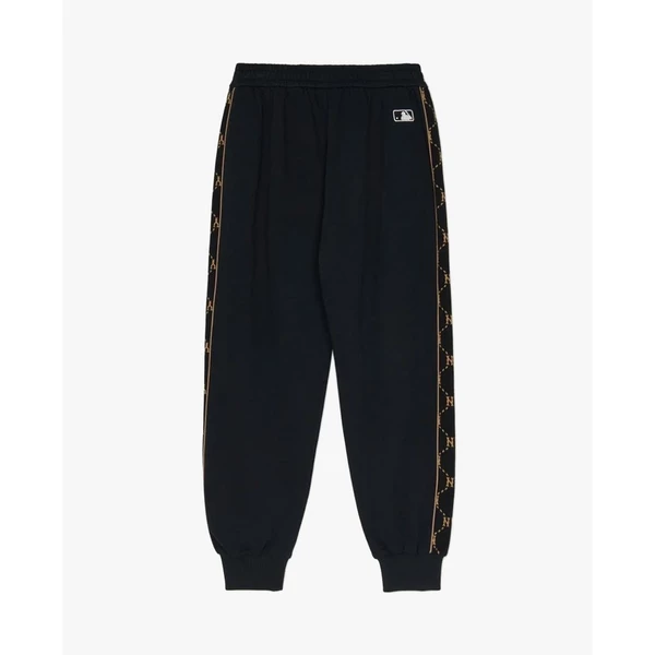 MLB - Quần jogger unisex lưng thun Jacquard Dia Monogram_3APTM0244-50BKS