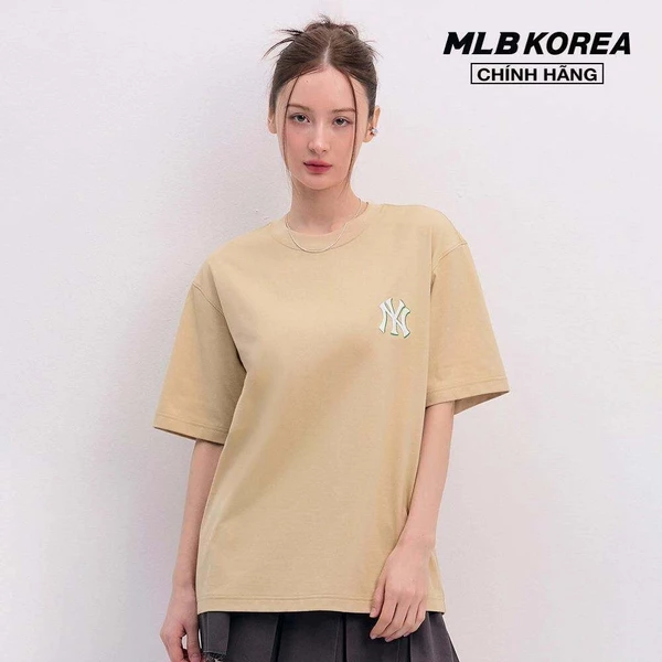MLB - Áo thun unisex cổ tròn tay ngắn Mono Overfit_3ATSM0443-50BGL