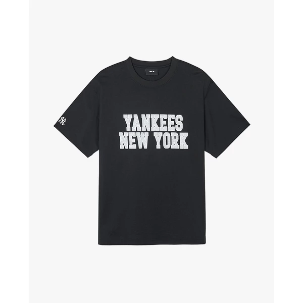 MLB - Áo thun unisex cổ tròn tay ngắn Premium Varsity_3ATSV0643-50BKS