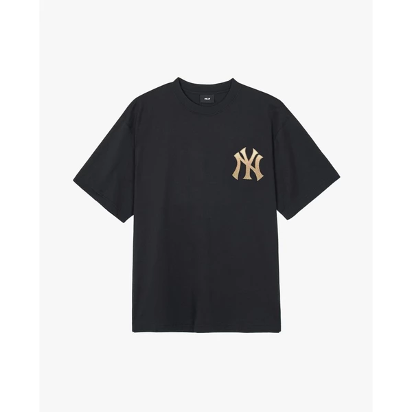 MLB - Áo thun unisex cổ tròn tay ngắn Checkerboard Big Lux_3ATSO0143-50BKS