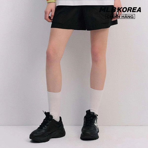 MLB - Quần short unisex ống rộng lưng thun Varsity Basic Nylon_3ASMV0543-50BKS