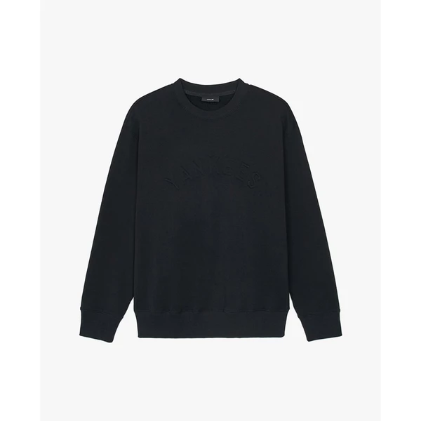 MLB - Áo sweatshirt unisex cổ tròn tay dài Basic Embo Letter Graphic_3AMTB2044-50BKS