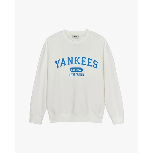 MLB - Áo sweatshirt unisex cổ tròn tay dài Varsity Over Fit_3AMTV9244-50CRS