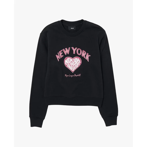 MLB - Áo sweatshirt nữ cổ tròn tay dài Heart_3FMTH1144-50BKS