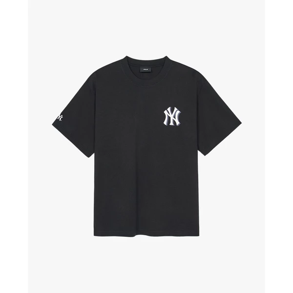 MLB - Áo thun unisex cổ tròn tay ngắn hiện đại Vintage Monotive_3ATSM0744-50BKS