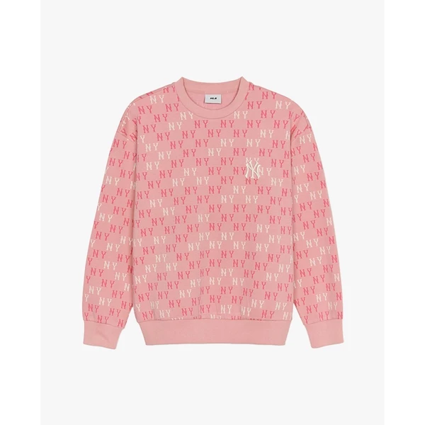 MLB - Áo sweatshirt unisex cổ tròn tay dài Classic Monogram Jaquard_3AMTM0344-50PKM