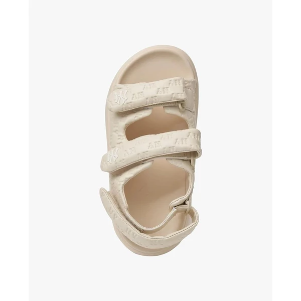 MLB - Giày sandals unisex đế thấp Base Classic Monogram_3ASDBLP43-50SAS