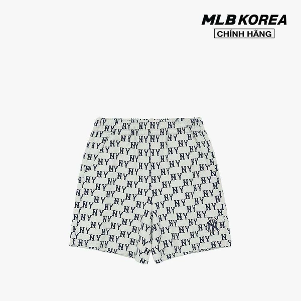 MLB - Quần shorts unisex ống rộng Classic Monogram All Over Jacquard_3ASPM0134-50CRD