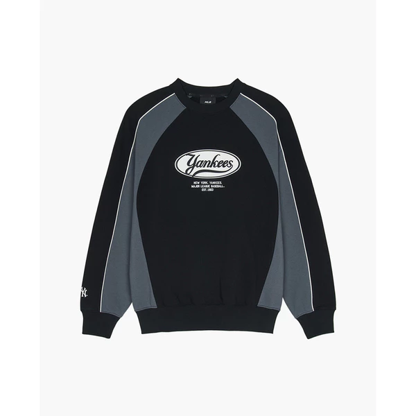 MLB - Áo sweatshirt unisex Varsity Sportive Colorblock_3AMTV0251-50BKS
