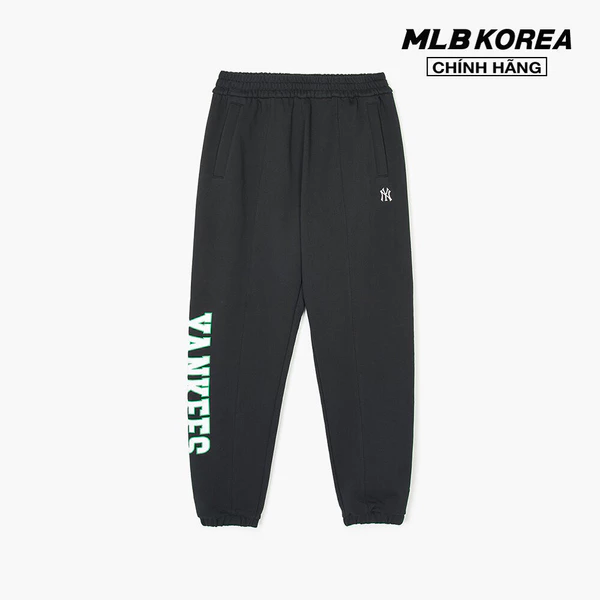 MLB - Quần jogger unisex lưng thun Varsity Logo_3APTV0141-50BKS