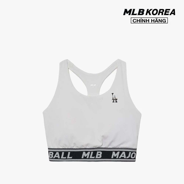 MLB - Áo bra thể thao nữ Basic Athleisure Lettering_3FTKB0434-07WHS