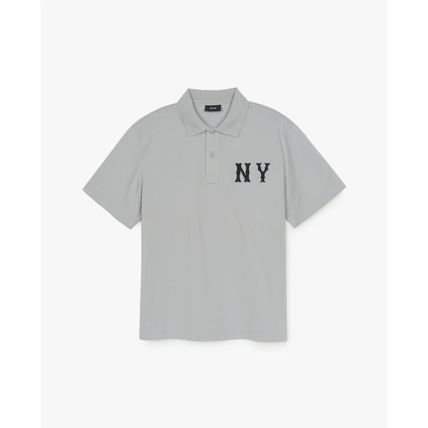 MLB - Áo polo unisex tay ngắn Basic Coopers Logo Overfit_3APQB0353-50GRL