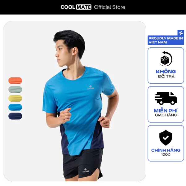 [MUA 3 GIẢM 12%][SALE TẾTOUTLET  KHÔNG ĐỔI TRẢ]Áo thun thể thao chạy bộ không đường may CoolFast V1 siêu nhẹ Coolmate