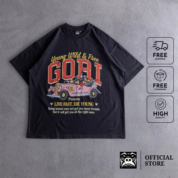 Áo Thun Nam Oldskull Gori Form Boxy GR666