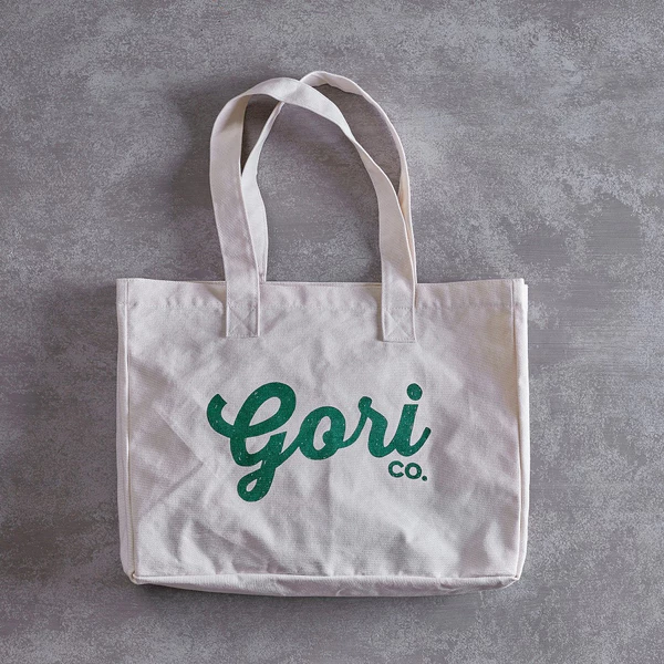 Túi Tote Vải Đeo Chéo Gori Bag New Màu Ngà Chất Liệu Cao Cấp