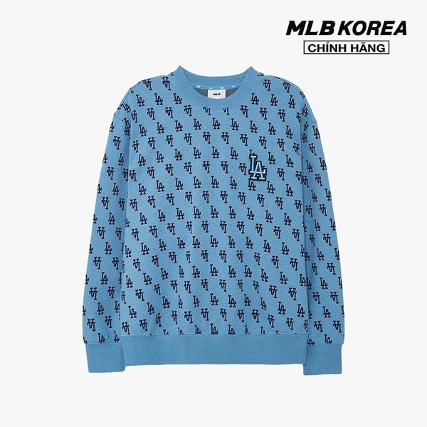 MLB - Áo sweatshirt unisex cổ tròn tay dài Classic Monogram Allover Jacquard_3AMTM0334-07SBD
