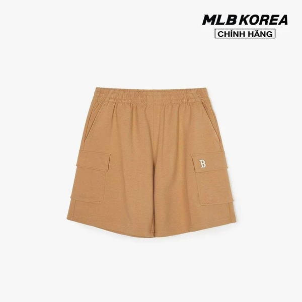 MLB - Quần short unisex ống rộng lưng thun Basic Small Logo_3ASPB0743-43CAL